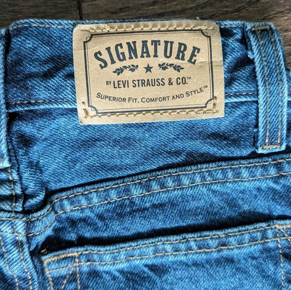 Levi's Youth Denim Jeans Wide Leg Straight Fit - Picture 5 of 9